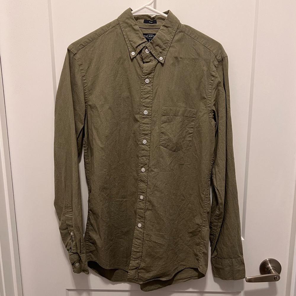 J. Crew Slim Flex Button Down Shirt